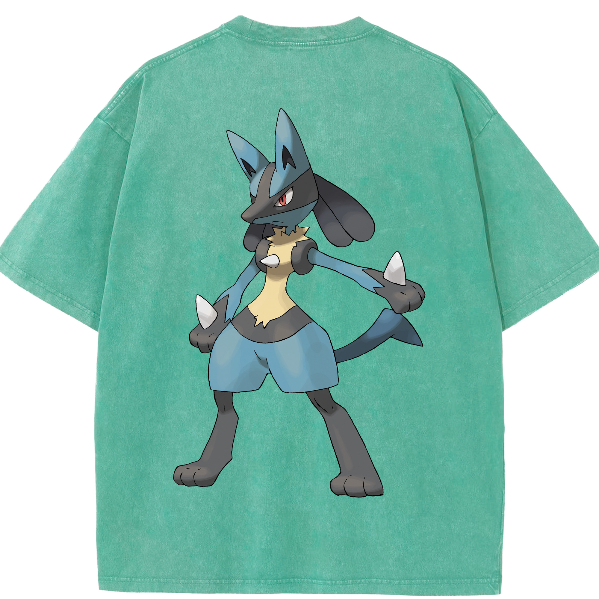 （画像用） ポケットモンスター Pokémon 綿100% ヴィンテージ風 半袖Tシャツ（背面プリント）